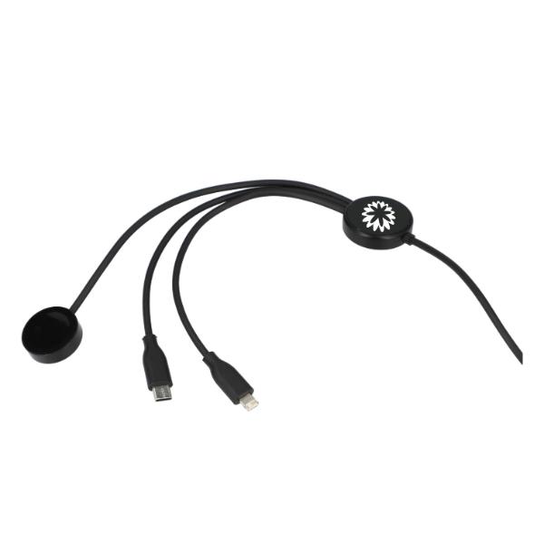 5-in-1 Long Charging Cables with iWatch Charger