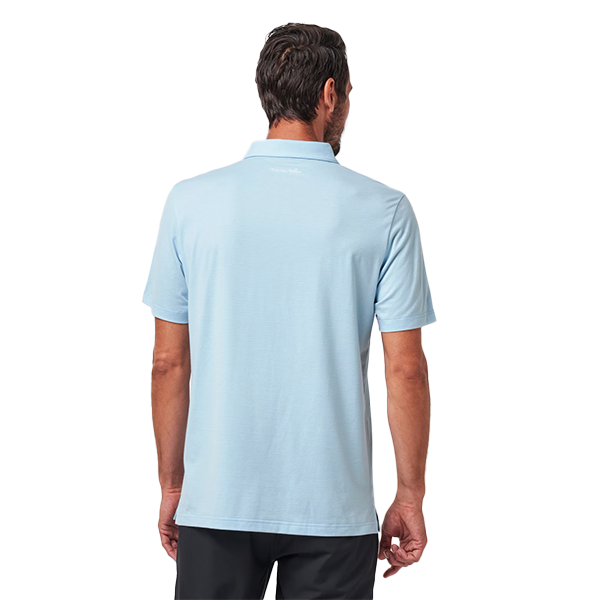 Coupa Branded Men's TravisMathew - Heater Polo (Heather Dream Blue)