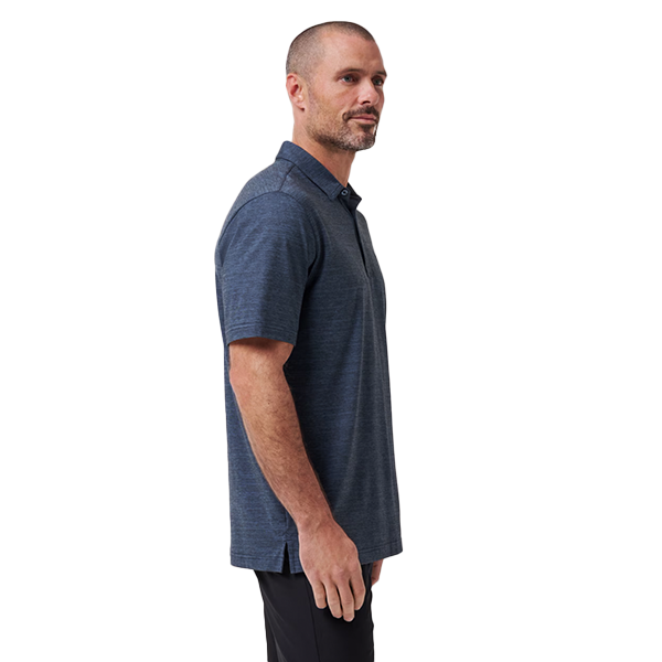 Coupa Branded Men's TravisMathew - Heater Polo (Vintage Indigo/Black)