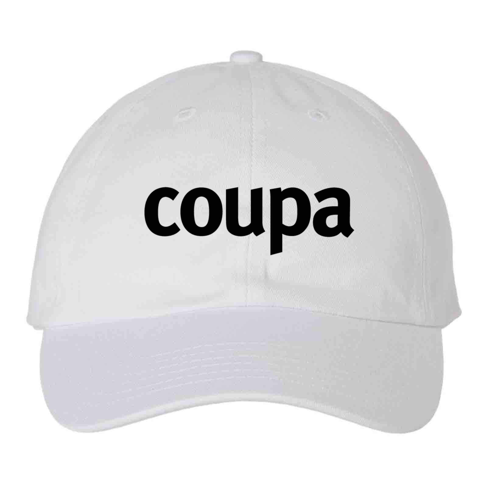 The Washed Classic Hat (Black on White)