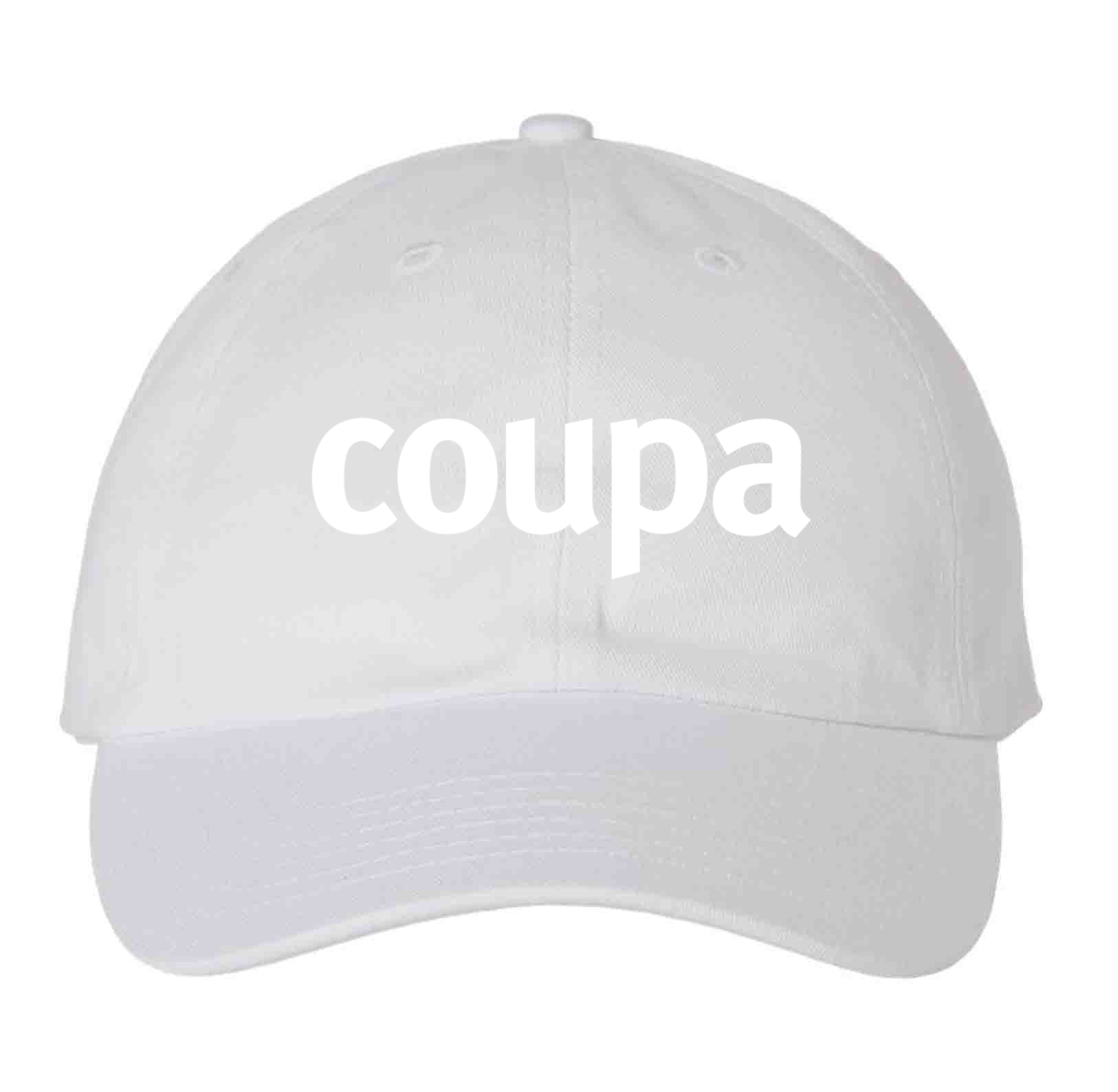 The Washed Classic Hat (White on White)
