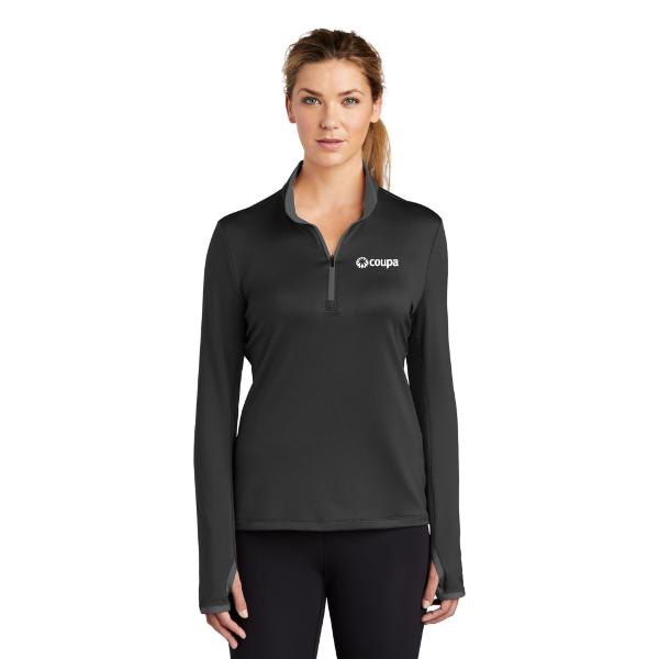 Ladies Nike Dri-FIT Stretch 1/2-Zip Cover-Up
