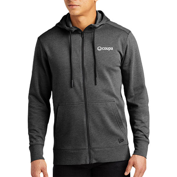 New Era Unisex Triblend Fleece Zip Hoodie